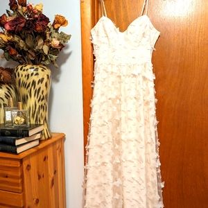 White Butterfly Maxi Dress